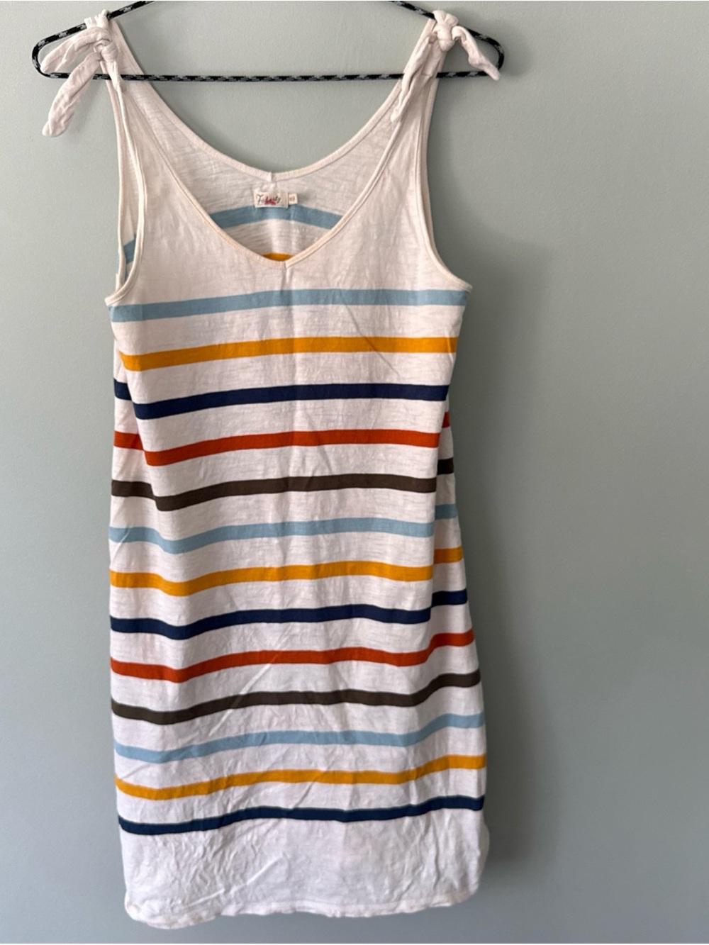 Faherty Womens Florence Dress, Multi Toto Stripe, Size XS - Picture 4 of 5